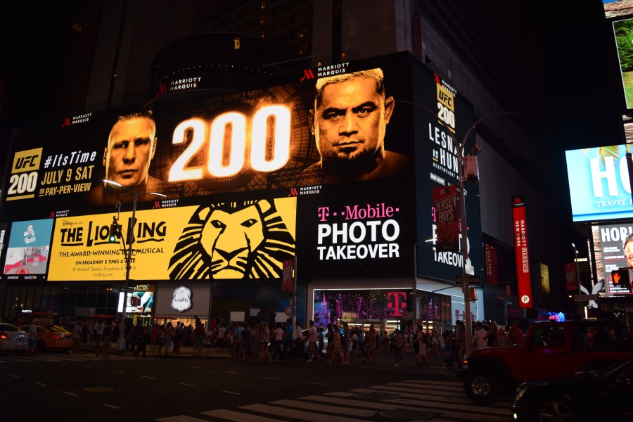 Electronic Billboards at Times Square