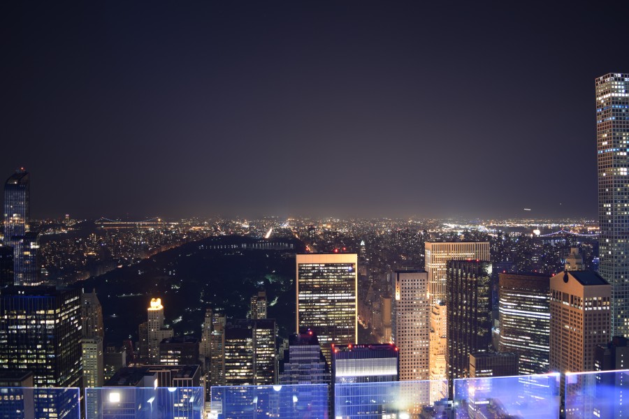 Facing Central Park from Rockefeller Plaza